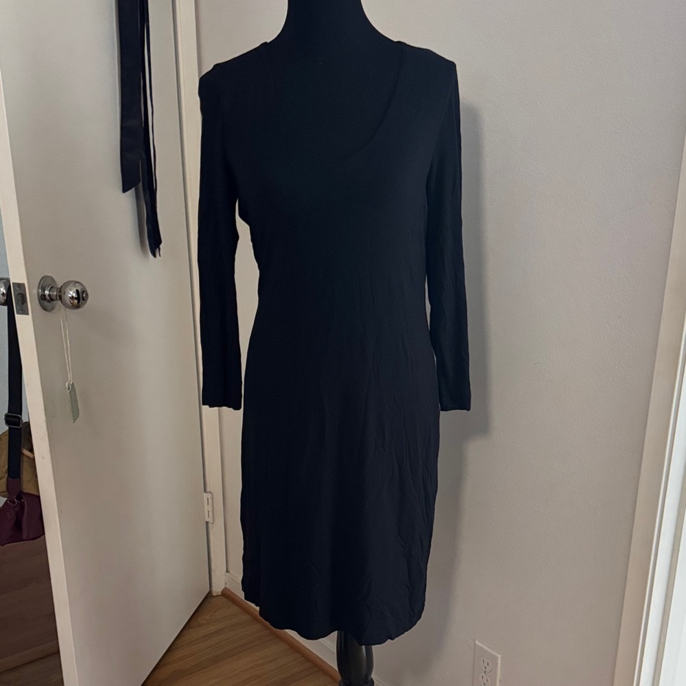 Tommy Bahama Classic Black Long Sleeve Dress